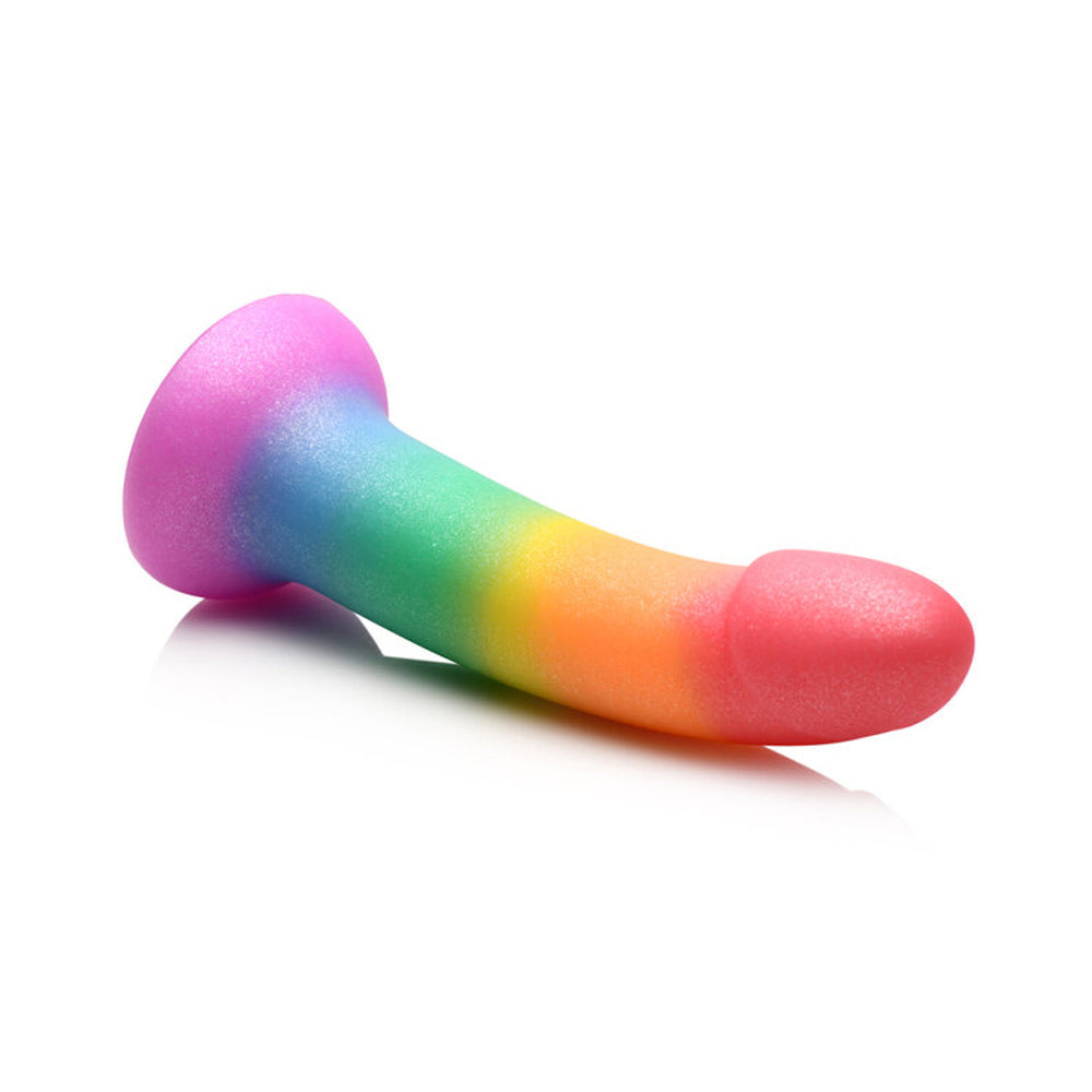 Simply Sweet 6.5" Phallic Rainbow Dildo | 653078943689 | Available at EroticWarehouse.com