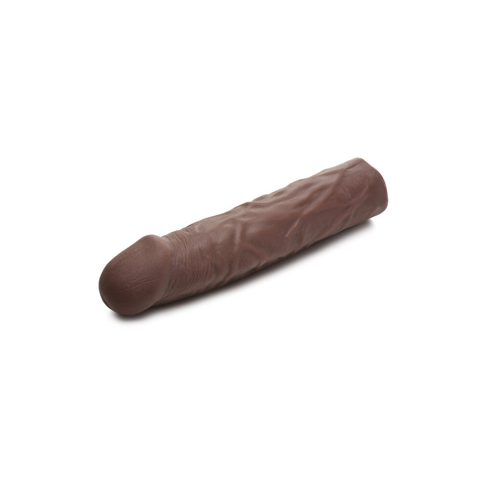 Jock Extra Long 1.5" Penis Extension Sleeve Dark | 653078943788 | Available at EroticWarehouse.com