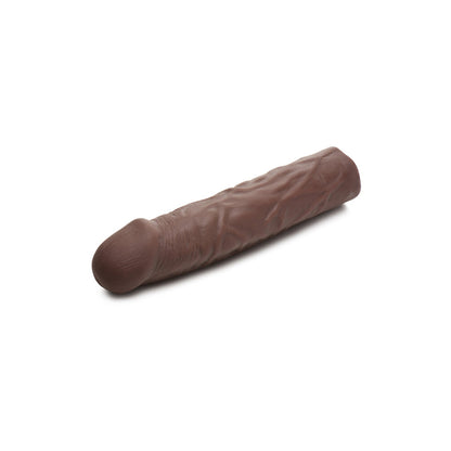 Jock Extra Long 1.5" Penis Extension Sleeve Dark | 653078943788 | Available at EroticWarehouse.com
