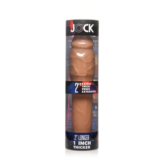 Jock Extra Thick 2" Penis Extension Sleeve Medium | 653078943856 | Available at EroticWarehouse.com