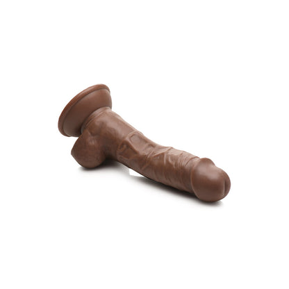 Jock Weightlifting Wesley 7" Dildo With Balls Dark | 653078943900 | Available at EroticWarehouse.com