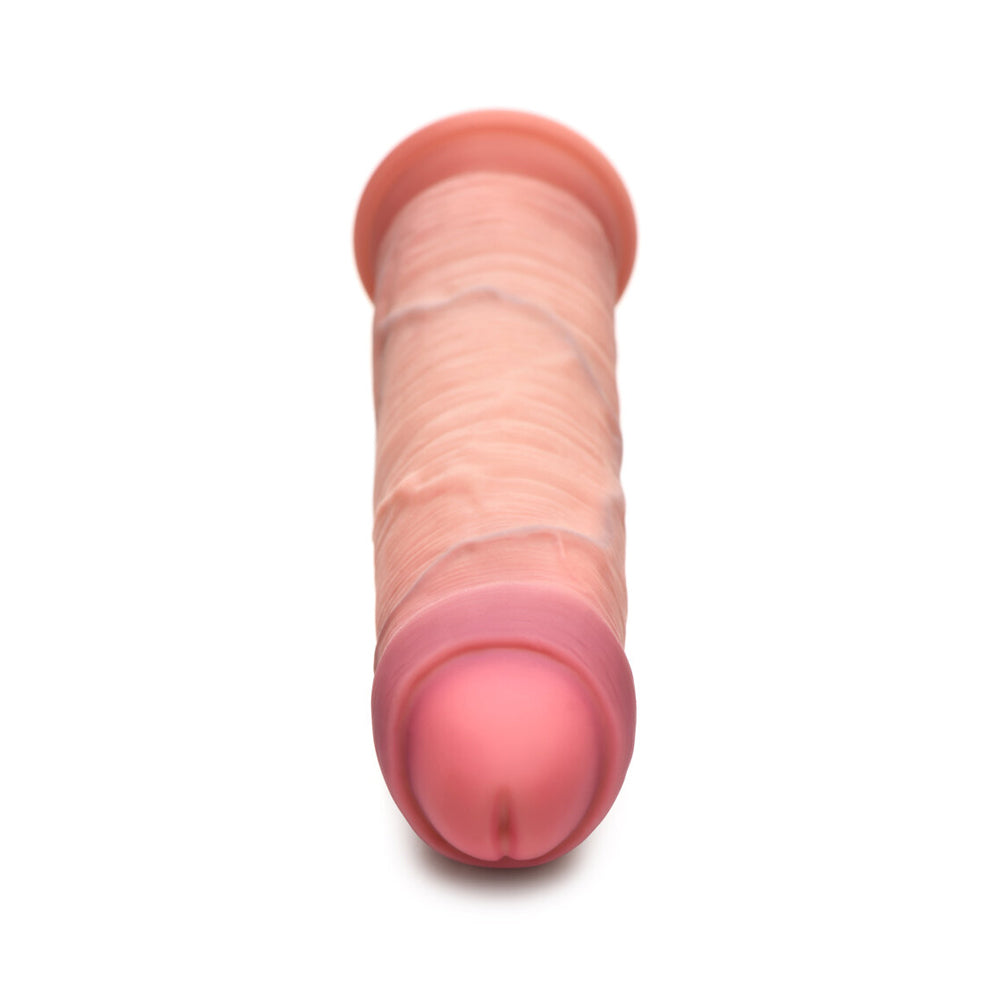 Jock 8.5" Uncut Dual Density Silicone Dildo Light | 653078943962 | Available at EroticWarehouse.com