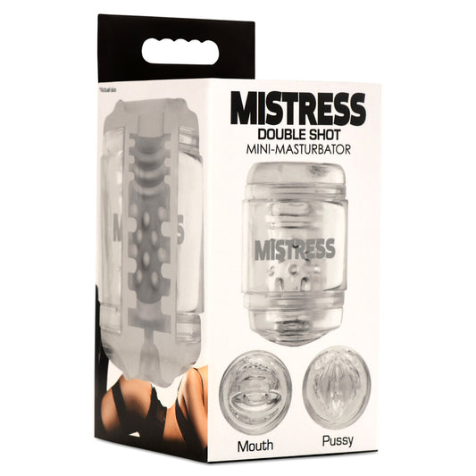 Mistress Double Shot Mouth & Pussy Mini Masturbator | 653078944006 | Available at EroticWarehouse.com