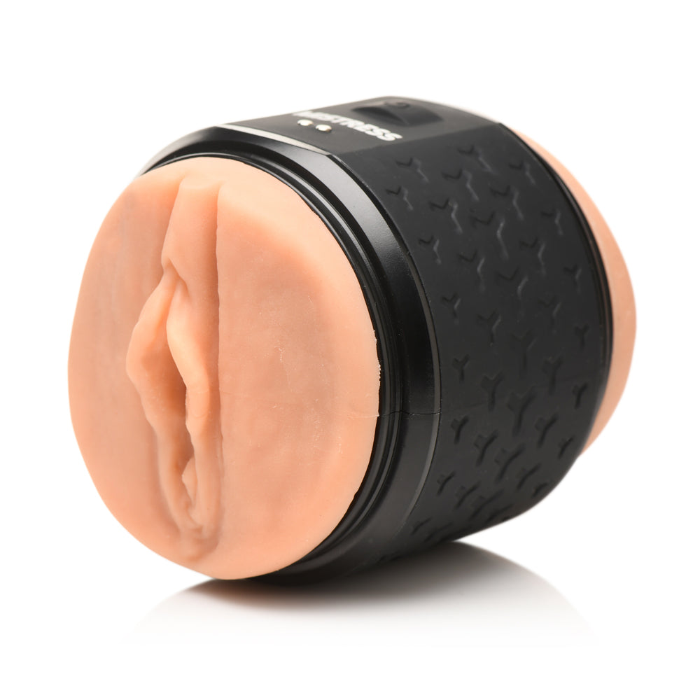 Mistress Pussy & Ass Vibrating Double Masturbator | 653078944624 | Available at EroticWarehouse.com