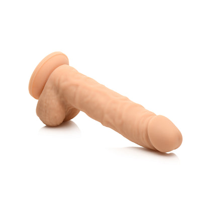 Easy Riders 7" Silicone Dildo With Balls Light | 653078944662 | Available at EroticWarehouse.com