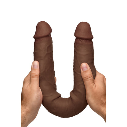 Jock Real Skin 17.75" Double Dildo Dark | 653078944822 | Available at EroticWarehouse.com