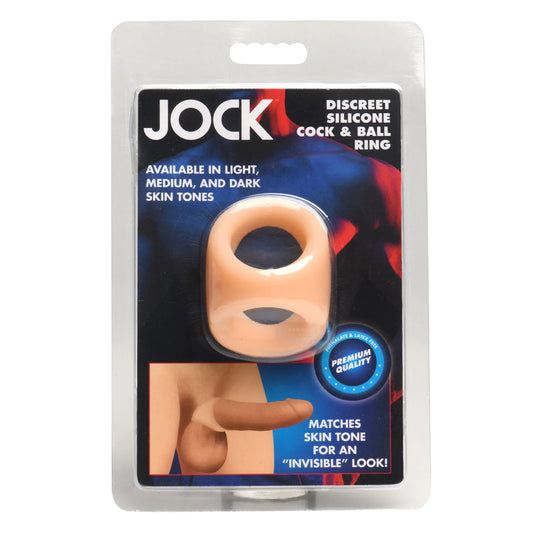 Jock Silicone Cock & Ball Ring Light | 653078944860 | Available at EroticWarehouse.com
