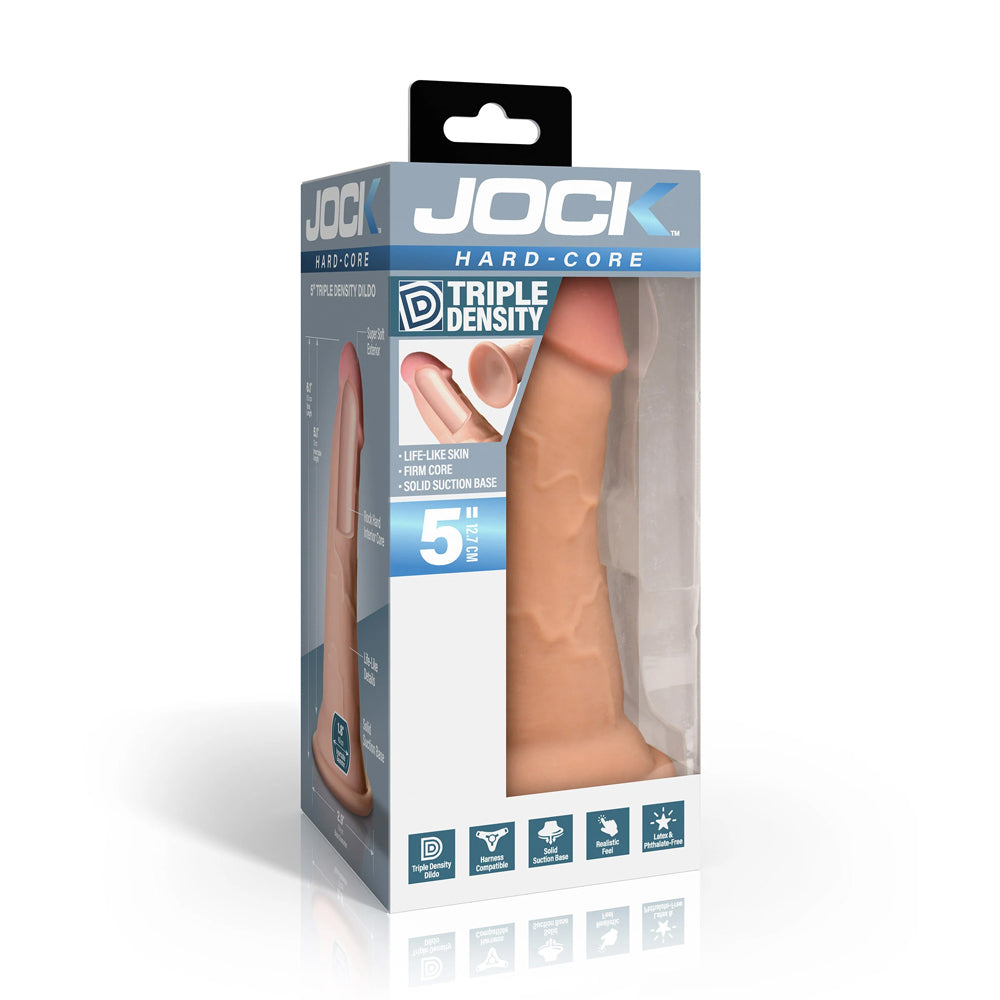 Jock Hard-Core 5" Triple Density Dildo | 653078944990 | Available at EroticWarehouse.com
