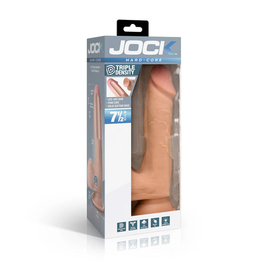 Jock Hard-Core 7.5" Triple Density Dildo With Balls | 653078945034 | Available at EroticWarehouse.com