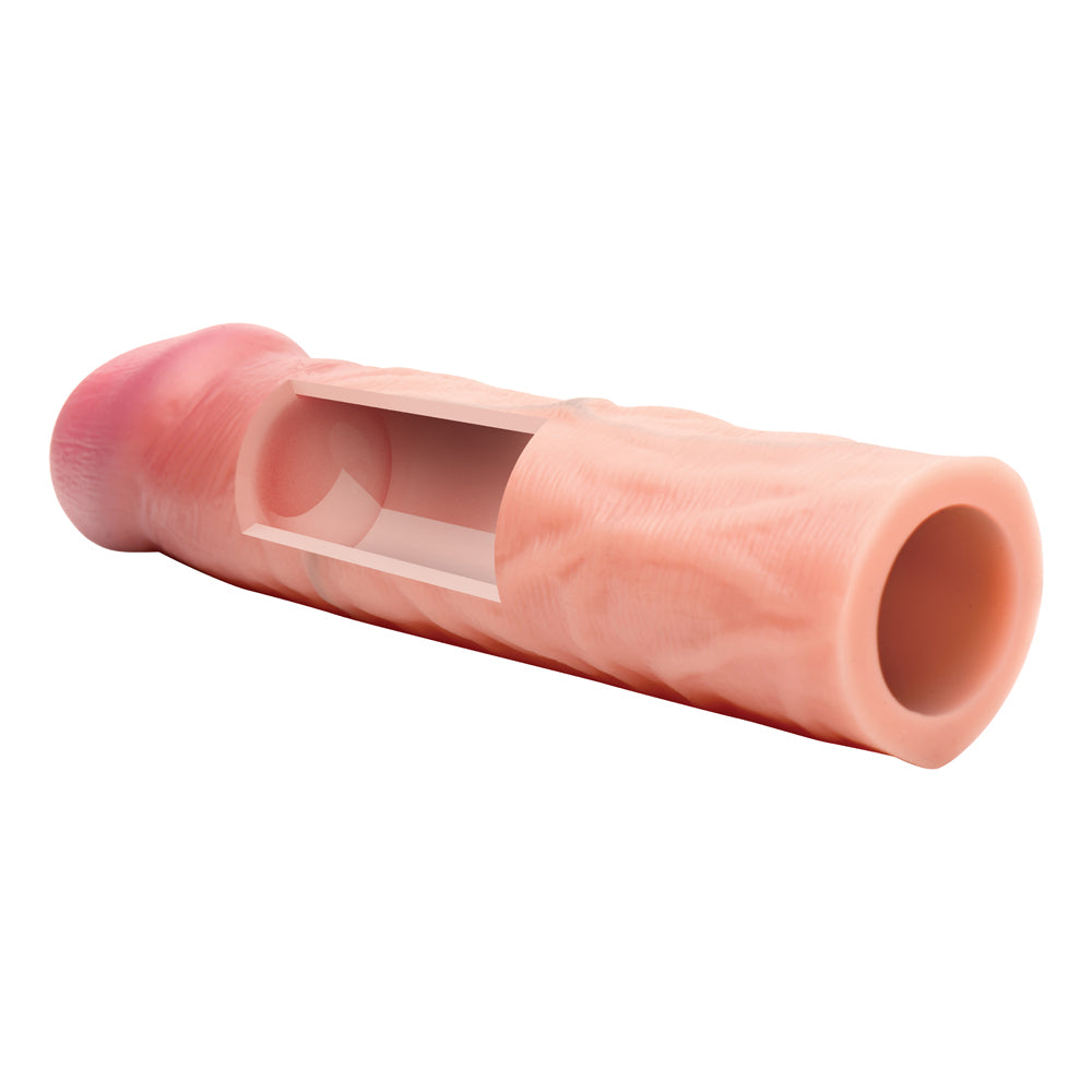 Jock Enhancers 1.5" Silicone Penis Extension Sleeve Light | 653078945096 | Available at EroticWarehouse.com