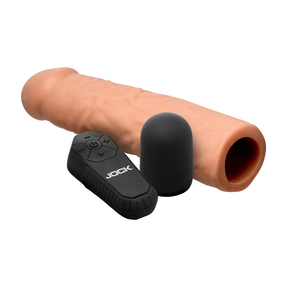 Jock Enhancers Vibrating Penis Extension W/ Remote Medium | 653078945140 | Available at EroticWarehouse.com