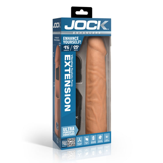 Jock Enhancers Vibrating Penis Extension W/ Remote Medium | 653078945140 | Available at EroticWarehouse.com