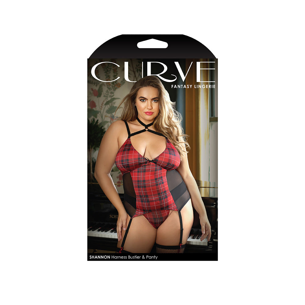 Shannon Harness Bustier & Panty | 657447082269 | Available at EroticWarehouse.com