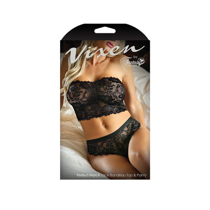 Perfect Match Lace Bandeau Top & Panty XL | 657447086045 | Available at EroticWarehouse.com
