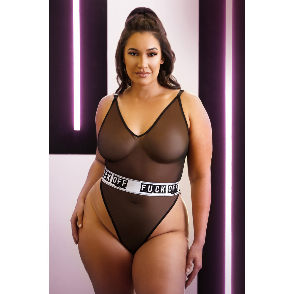 Fuck Off Playsuit Queen | 657447087523 | Available at EroticWarehouse.com