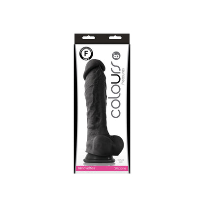 Colours Pleasure 8" - Black | 657447091971 | Available at EroticWarehouse.com