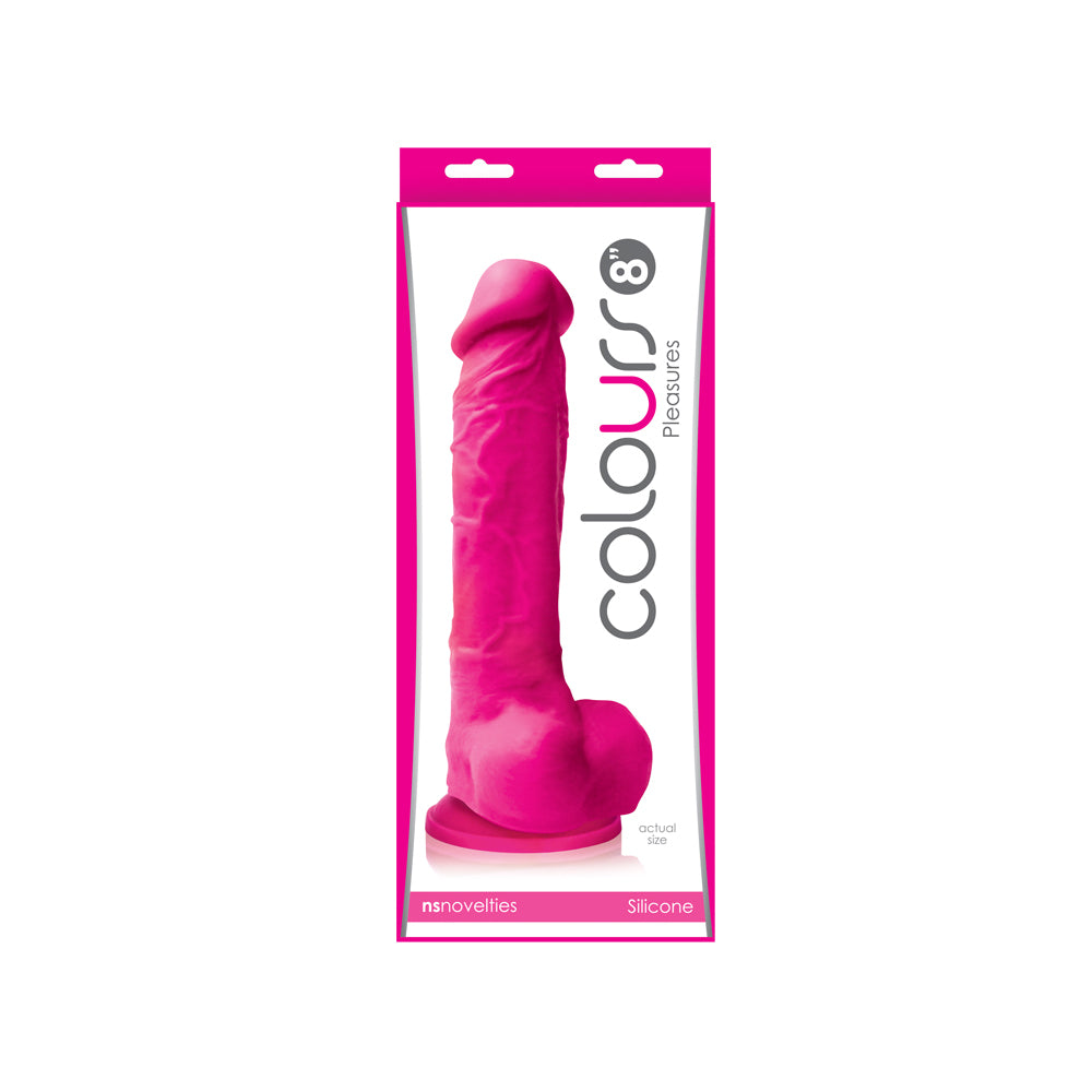 Colours Pleasure 8" - Pink | 657447091988 | Available at EroticWarehouse.com