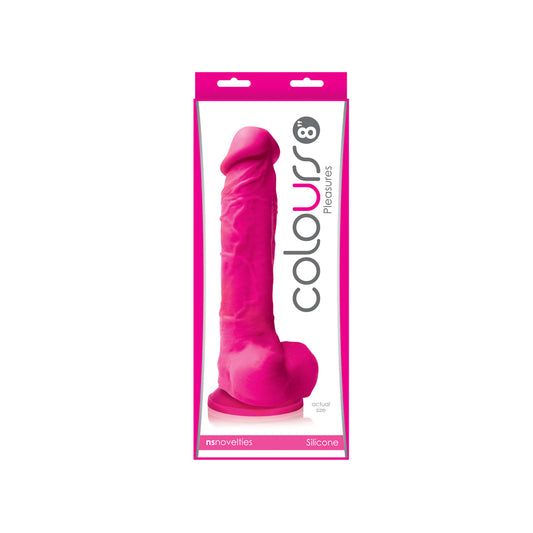 Colours Pleasure 8" - Pink | 657447091988 | Available at EroticWarehouse.com