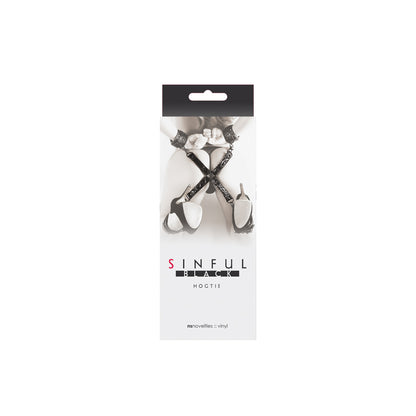 Sinful - Black - Hogtie | 657447093647 | Available at EroticWarehouse.com