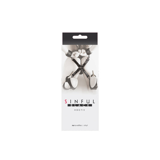 Sinful - Black - Hogtie | 657447093647 | Available at EroticWarehouse.com