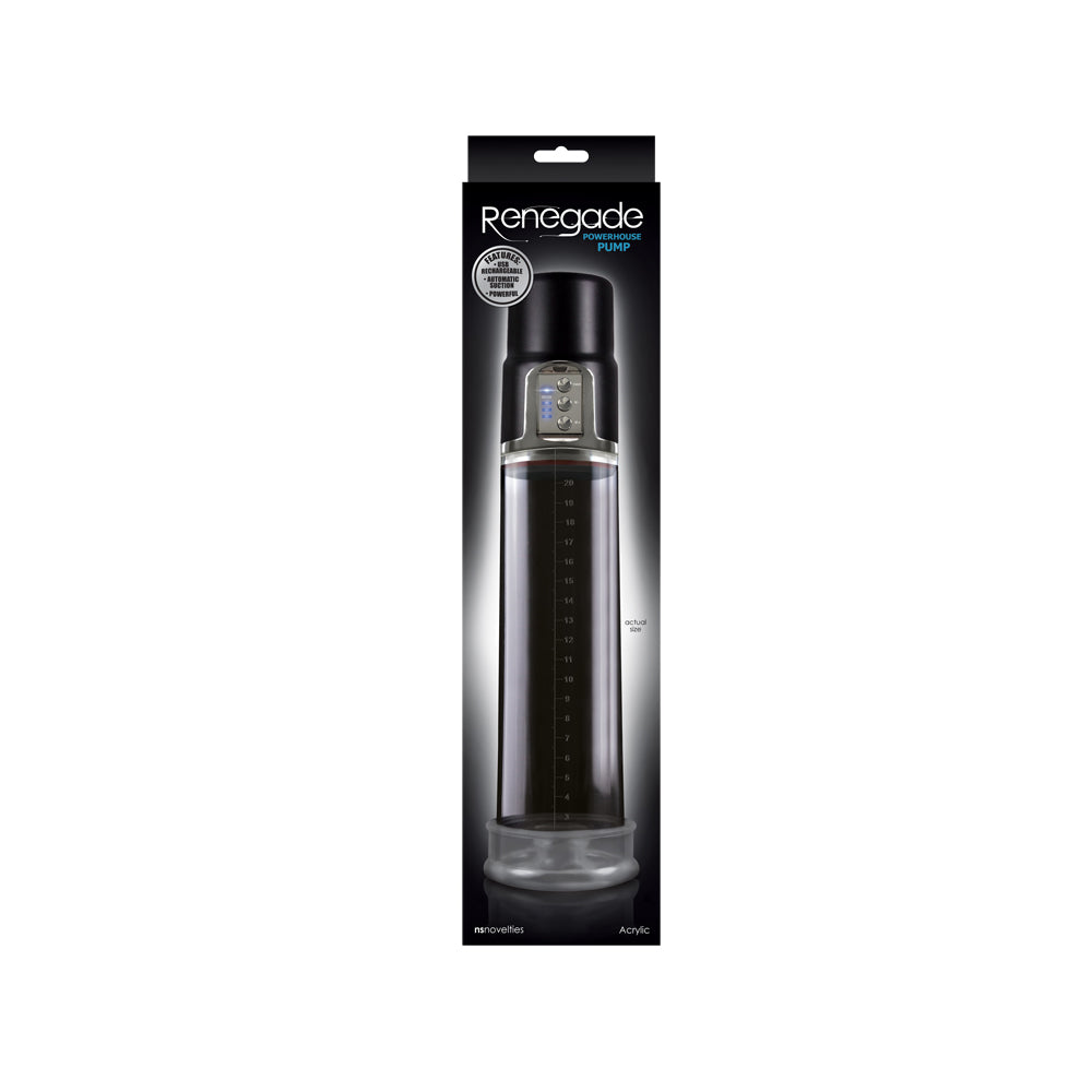 Renegade - Powerhouse Pump - Black | 657447094385 | Available at EroticWarehouse.com