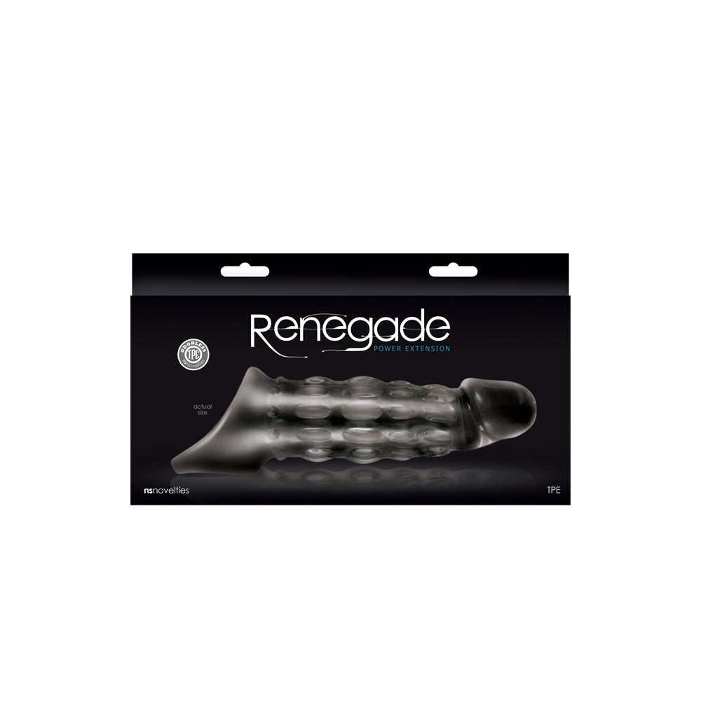 Renegade - Power Extension - Clear | 657447094965 | Available at EroticWarehouse.com