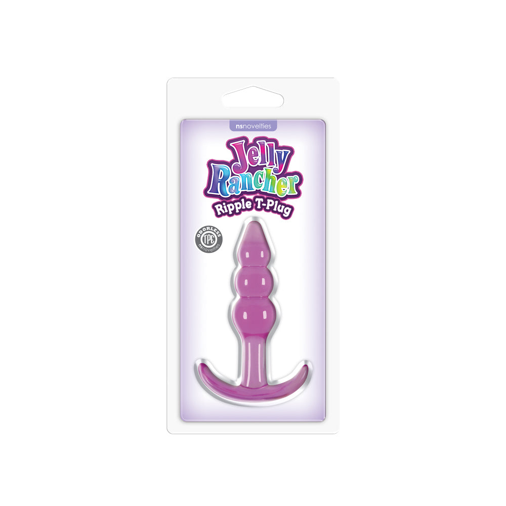 Jelly Rancher T-Plug - Ripple - Purple | 657447095627 | Available at EroticWarehouse.com