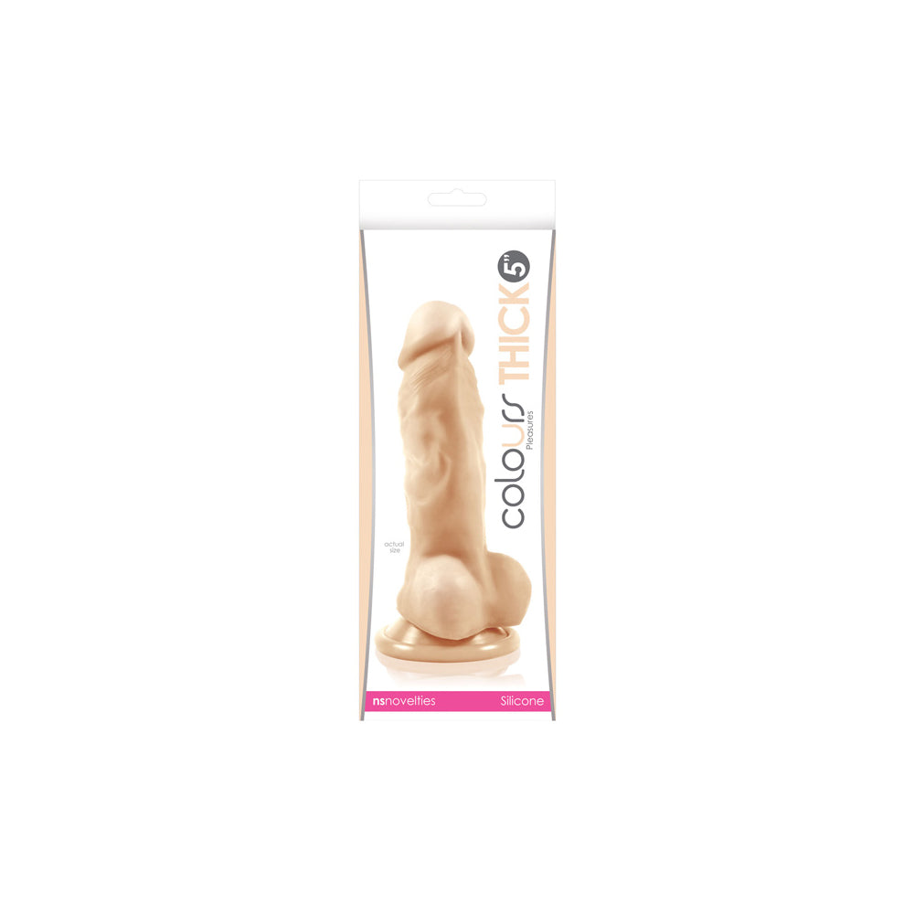 Colours Pleasures - Thick 5" - White | 657447095672 | Available at EroticWarehouse.com