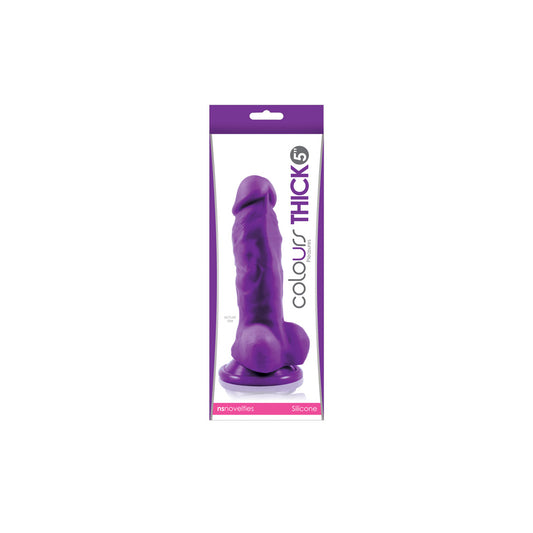 Colours Pleasures - Thick 5" - Purple | 657447095696 | Available at EroticWarehouse.com