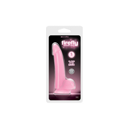 Firefly Smooth Glowing Dong 5" Pink | 657447096532 | Available at EroticWarehouse.com