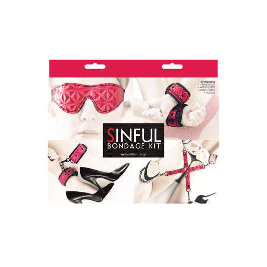 Sinful Bondage Kit Pink | 657447096587 | Available at EroticWarehouse.com