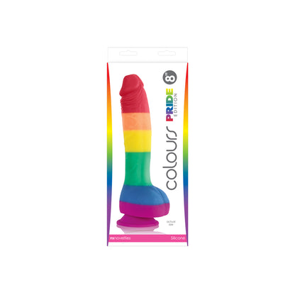 Colours Pride Edition 8" Dong | 657447097188 | Available at EroticWarehouse.com