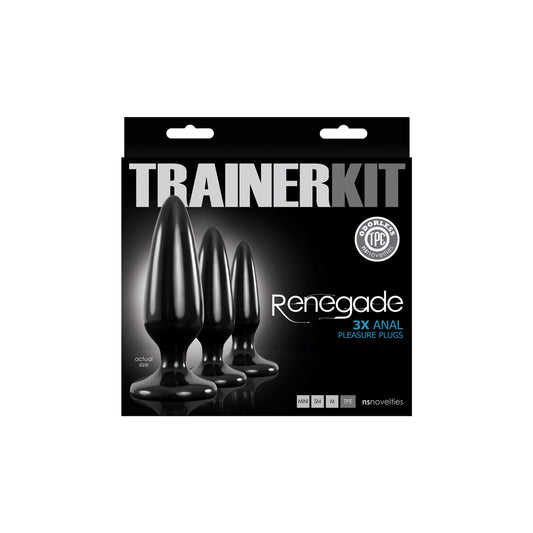 Renegade Pleasure Plug 3Pc Trainer Kit | 657447097423 | Available at EroticWarehouse.com