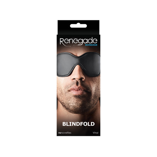 Renegade Bondage Blindfold Black | 657447097690 | Available at EroticWarehouse.com