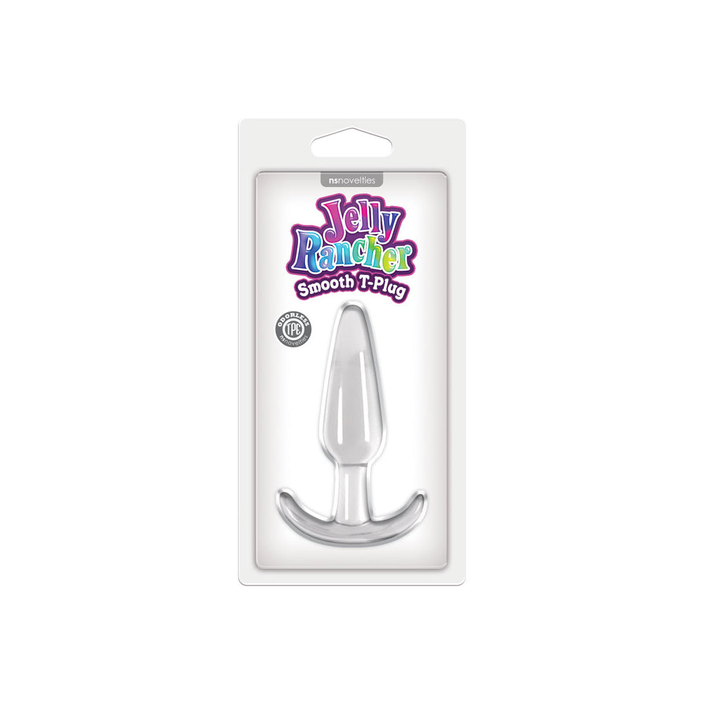 Jelly Rancher T-Plug Smooth Clear | 657447097973 | Available at EroticWarehouse.com