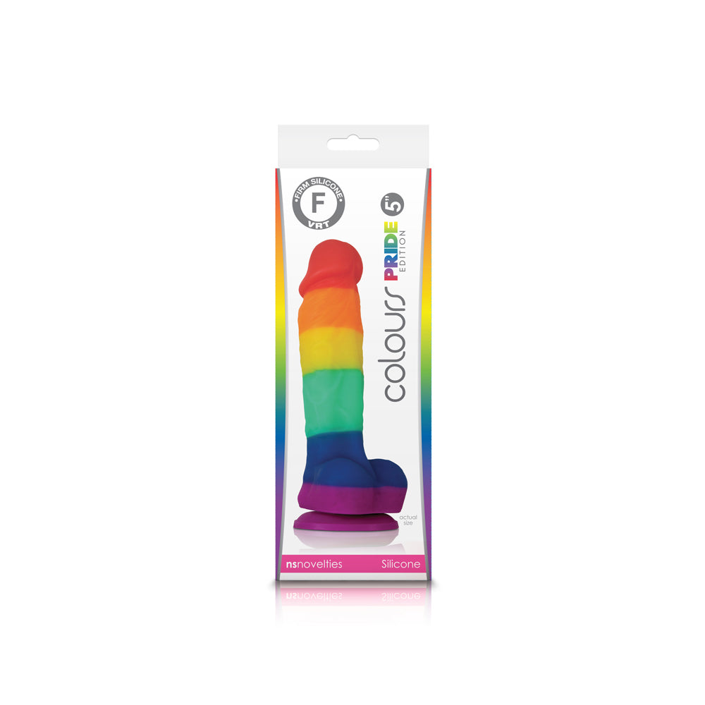 Colours Pride Edition 5" Dildo Rainbow | 657447098819 | Available at EroticWarehouse.com