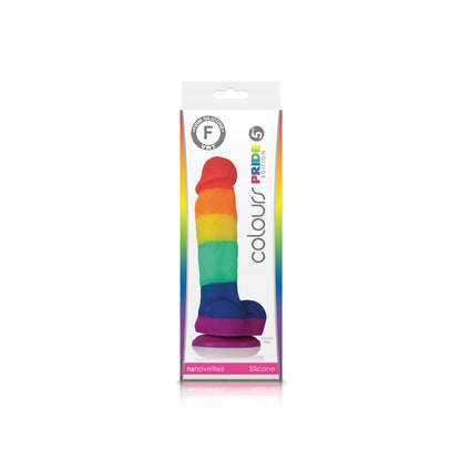 Colours Pride Edition 5" Dildo Rainbow | 657447098819 | Available at EroticWarehouse.com