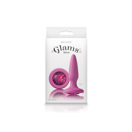Glams Mini Pink Gem | 657447098888 | Available at EroticWarehouse.com