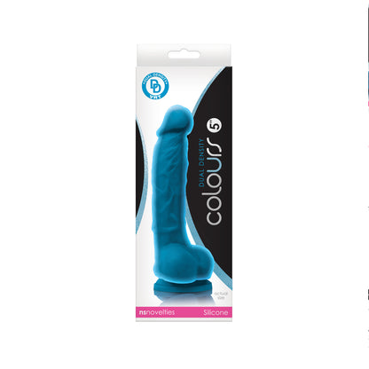 Colours Dual Density 5" Dildo Blue | 657447100154 | Available at EroticWarehouse.com