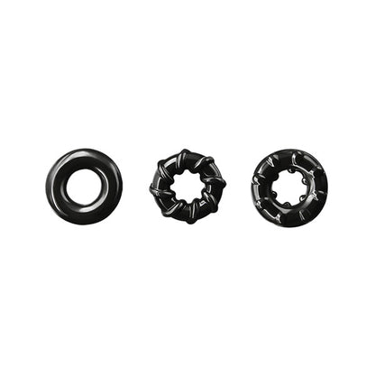 Renegade Dyno Rings Black | 657447101380 | Available at EroticWarehouse.com