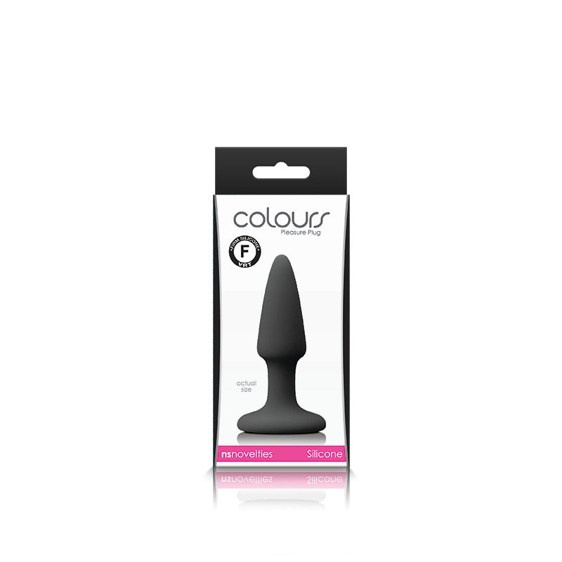 Colours Pleasures Mini Plug Black | 657447101830 | Available at EroticWarehouse.com