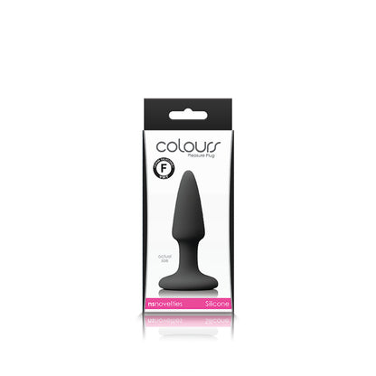 Colours Pleasures Mini Plug Black | 657447101830 | Available at EroticWarehouse.com