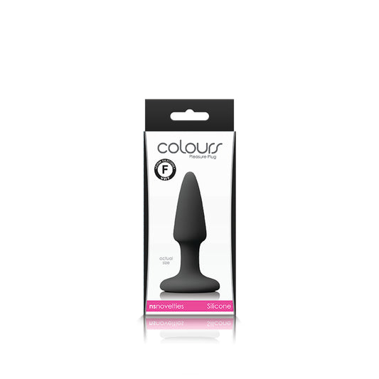 Colours Pleasures Mini Plug Black | 657447101830 | Available at EroticWarehouse.com