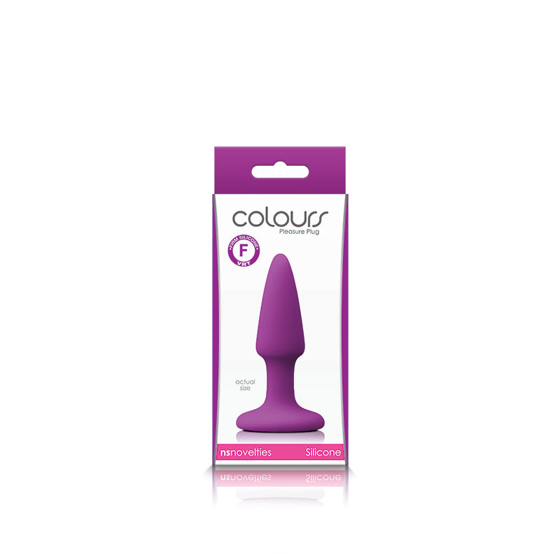 Colours Pleasures Mini Plug Purple | 657447101854 | Available at EroticWarehouse.com