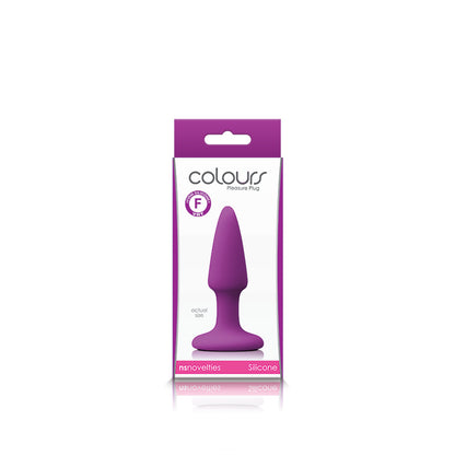 Colours Pleasures Mini Plug Purple | 657447101854 | Available at EroticWarehouse.com