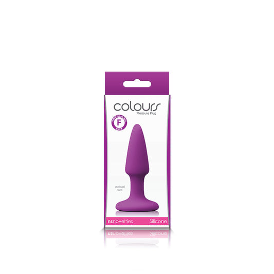 Colours Pleasures Mini Plug Purple | 657447101854 | Available at EroticWarehouse.com