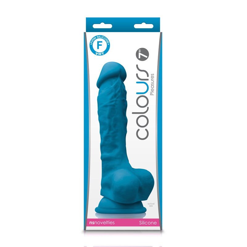 Colours Pleasures 7" Dildo Blue | 657447102103 | Available at EroticWarehouse.com