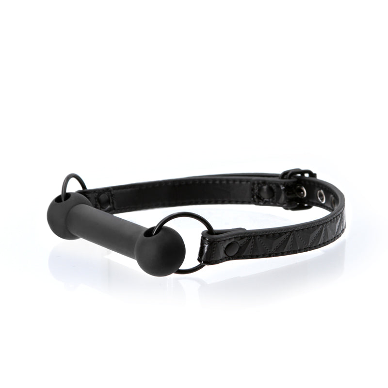 Sinful Bar Gag Black | 657447102455 | Available at EroticWarehouse.com