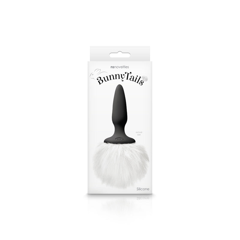 Bunny Tails Mini White Fur | 657447102479 | Available at EroticWarehouse.com