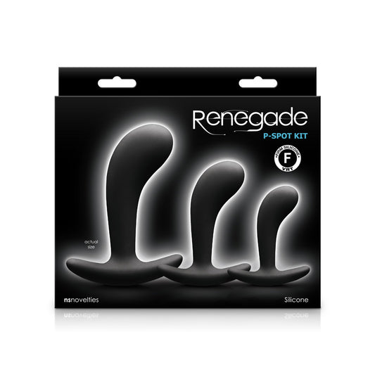 Renegade P Spot Kit Black | 657447102646 | Available at EroticWarehouse.com